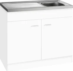 KOCHSTATION Spülenschrank »KS-Elster« Breite 100 cm