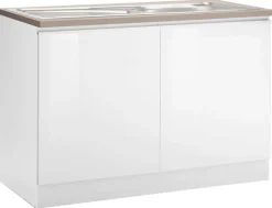KOCHSTATION Spülenschrank »KS-Ohio« Breite 120 cm