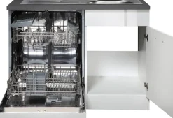 KOCHSTATION Spülenschrank »KS-Trier« Breite 110 cm, inkl. Möbelfront für Geschirrspüler