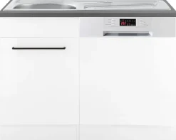 KOCHSTATION Spülenschrank »KS-Tulsa« 110 cm breit, inkl. Tür/Sockel für Einbaugeschirrspüler, Metallgriff