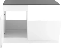 KOCHSTATION Spülenschrank »KS-Tulsa« 110 cm breit, inkl. Tür/Sockel für Einbaugeschirrspüler, Metallgriff