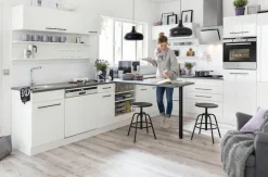 KOCHSTATION Spülenschrank »KS-Tulsa« 110 cm breit, inkl. Tür/Sockel für Einbaugeschirrspüler, Metallgriff
