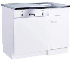 KOCHSTATION Spülenschrank »KS-Elster« Spülzentrum für Geschirrspüler, ohne Front B/H/T: ca. 100/85/60 cm