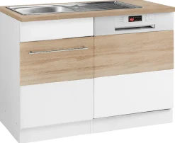 KOCHSTATION Spülenschrank »KS-Trient« 110 cm breit, inkl. Tür/Socke für Einbaugeschirrspüler