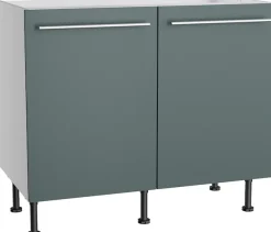 KOCHSTATION Spülenschrank »KS-Bern2« Breite 100 cm, 2 Türen