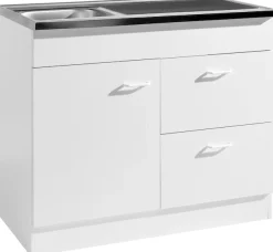 KOCHSTATION Spülenschrank »KS-Elster« Breite 100 cm