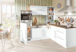 KOCHSTATION Spülenschrank »KS-Samos« 110 cm breit, inkl. Tür/Sockel für Geschirrspüler