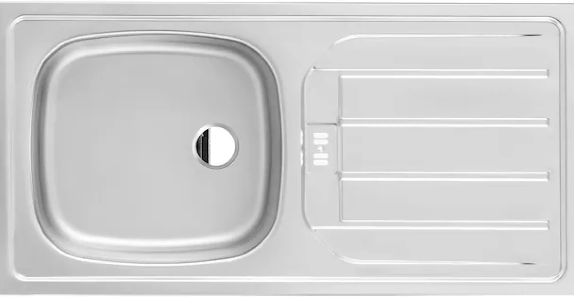 KOCHSTATION Spülenschrank »KS-Samos« 110 cm breit, inkl. Tür/Sockel für Geschirrspüler