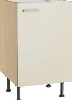 KOCHSTATION Spülenschrank »KS-Lucy« Breite 50 cm, mit 1 Tür, höhenverstellbare Füße, Soft-Close