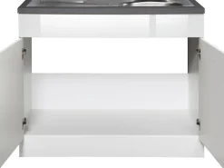 KOCHSTATION Spülenschrank »KS-Trier« Breite 100 cm, inklusive Einbauspüle