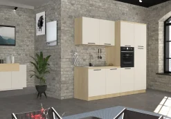 KOCHSTATION Spülenschrank »Luna, Unterschrank für Spüle, Küchenspülenschrank, Made inItaly« B/T/H: 120×60×85 cm, inklusive Einbauspüle und Siphon