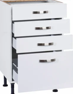 KOCHSTATION Unterschrank »KS-Cara« Breite 50 cm, mit Vollauszügen und Soft-Close-Funktion