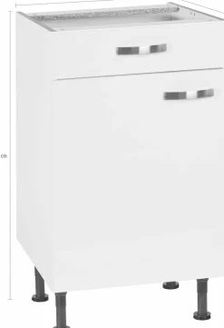 KOCHSTATION Unterschrank »KS-Cara« Breite 50 cm, mit Vollauszug und Soft-Close-Funktion