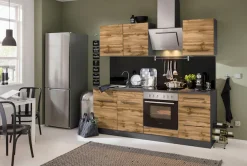 KOCHSTATION Unterschrank »KS-Tulsa« 50 cm breit, 1 Schubkasten, 2 große Auszüge, Metallgriff, MDF Front