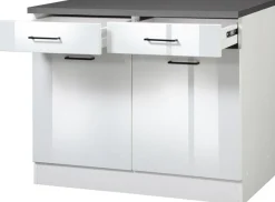 KOCHSTATION Unterschrank »KS-Trier« Breite 100 cm, für viel Stauraum