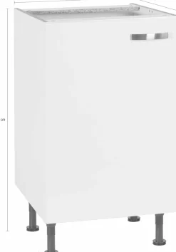 KOCHSTATION Unterschrank »KS-Cara« Breite 50 cm