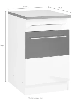 KOCHSTATION Unterschrank »KS-Trient« 50 cm breit