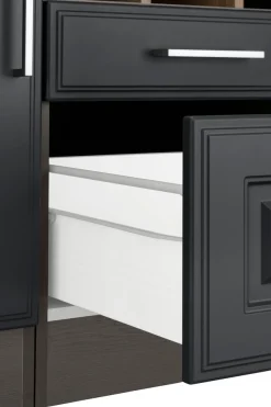 KOCHSTATION Unterschrank »KS-Stockholm« 150 cm breit, hochwertige MDF-Fronten mit Fräsung, viel Stauraum