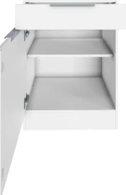 KOCHSTATION Unterschrank »KS-Luhe« 60 cm breit, hochwertige MDF-Fronten mit waagerechter Lisene