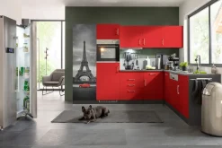 KOCHSTATION Vorratsschrank »KS-Paris« 60 cm breit, 200 cm hoch, viel Stauraum, mit hochwertigem Digitaldruck