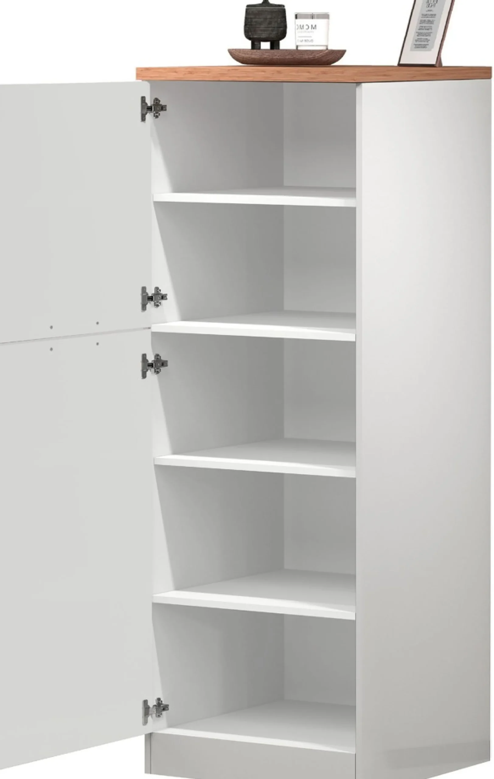 KOCHSTATION Vorratsschrank »KS-Sole,Hauswirtschaftsschrank,Stauschrank,Küchenschrank« Breite/Höhe 60/165 cm, 5 Fächer
