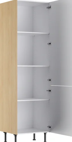 KOCHSTATION Vorratsschrank »KS-Lucy« Breite 60 cm, mit 2 Türen, Soft-Close, höhenverstellbare Füße