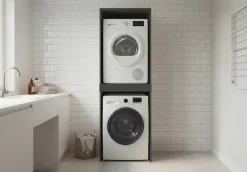 KOCHSTATION Waschmaschinenumbauschrank »KS-Linda« Breite 67 cm, 25mm starke Wände, ausziehbare Ablage