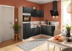 KOCHSTATION Winkelküche »KS-Brindisi« Stellbreite 230/170 cm, wahlweise mit E-Geräten, mit MDF-Fronten
