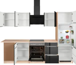 KOCHSTATION Winkelküche »KS-Brindisi« Stellbreite 220/280 cm, wahlweise mit E-Geräten, mit MDF-Fronten