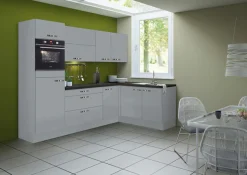 KOCHSTATION Winkelküche »KS-Cara« mit Vollauszügen und Soft-Close-Funktion,Stellbreite 265 x 175 cm