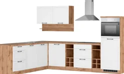 KOCHSTATION Winkelküche »KS-Lana« Stellbreite 240/300 cm, wahlweise mit E-Geräten