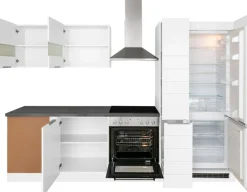 KOCHSTATION Winkelküche »KS-Luhe« Stellbreite 240x270 cm, wahlweise mit oder ohne E-Geräten, MDF-Fronten