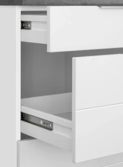 KOCHSTATION Winkelküche »KS-Luhe« Stellbreite 240x270 cm, wahlweise mit oder ohne E-Geräten, MDF-Fronten