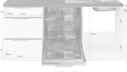 KOCHSTATION Winkelküche »KS-Luhe« Stellbreite 240x270 cm, wahlweise mit oder ohne E-Geräten, MDF-Fronten