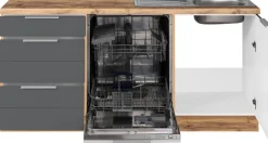 KOCHSTATION Winkelküche »KS-Luhe« Stellbreite 240x270 cm, wahlweise mit oder ohne E-Geräten, MDF-Fronten