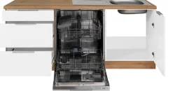 KOCHSTATION Winkelküche »KS-Luhe« Stellbreite 240x180 cm, wahlweise mit oder ohne E-Geräten, MDF-Fronten