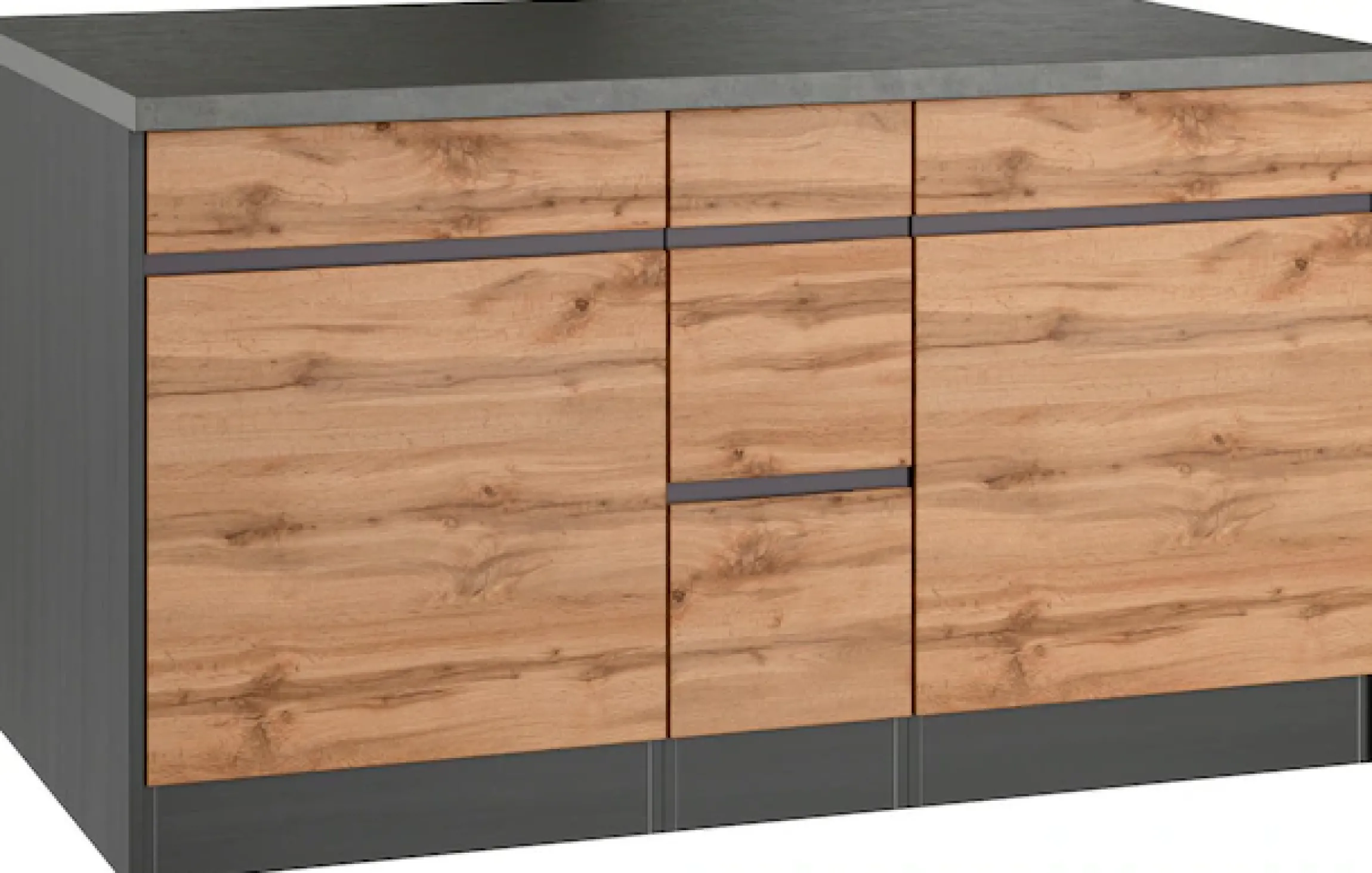 KOCHSTATION Winkelküche »KS-Riesa« Stellbreite 340x150 cm, wahlweise mit oder ohne E-Geräte