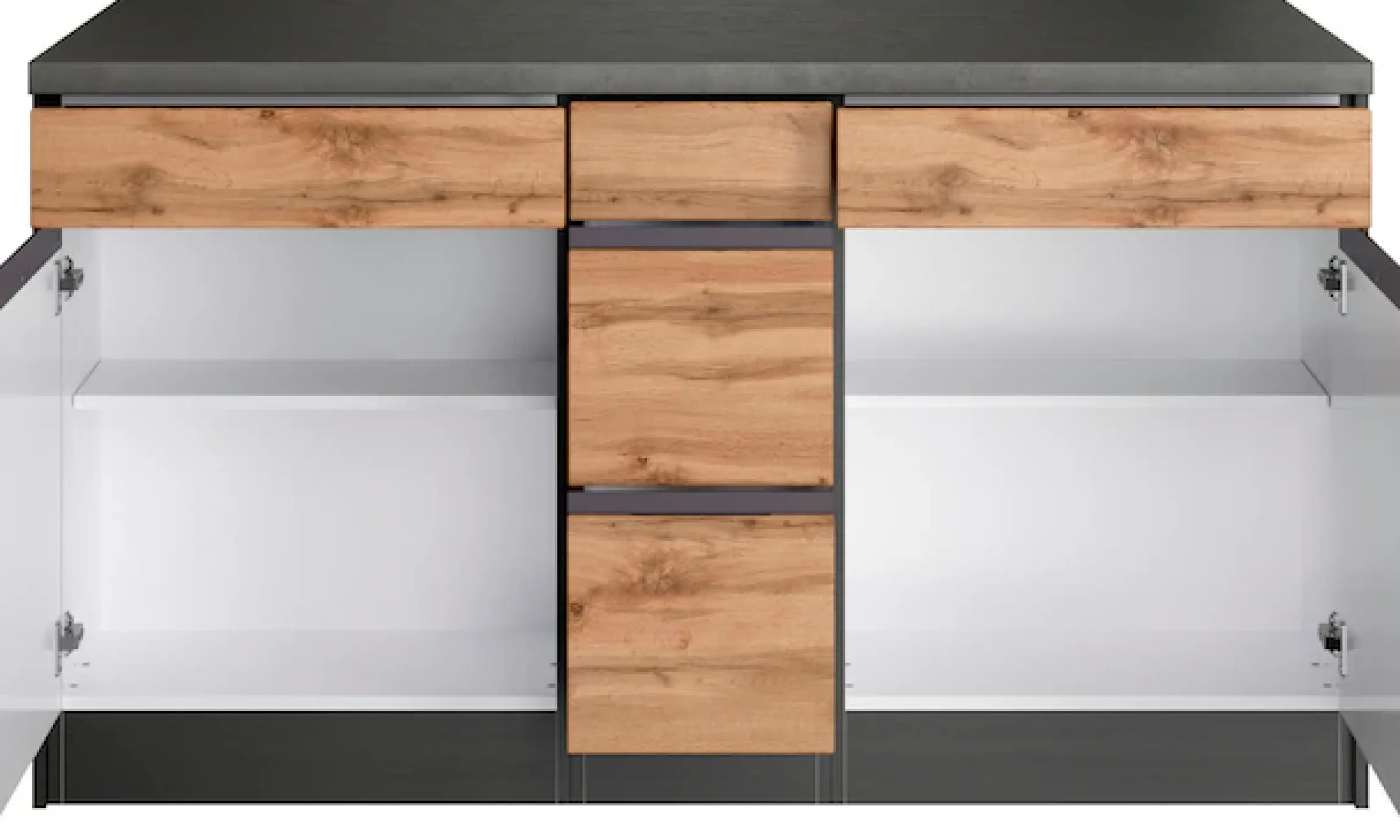 KOCHSTATION Winkelküche »KS-Riesa« Stellbreite 340x150 cm, wahlweise mit oder ohne E-Geräte