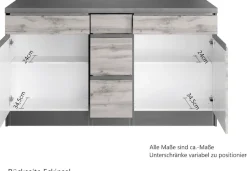 KOCHSTATION Winkelküche »KS-Riesa« Stellbreite 490/153 cm, ohne E-Geräte