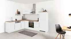KOCHSTATION Winkelküche »KS-Samos« Stellbreite 280x220 cm, wahlweise mit E-Geräten, mit Arbeitsplatte