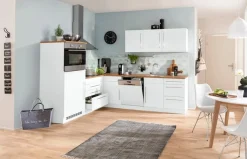 KOCHSTATION Winkelküche »KS-Samos« Stellbreite 200x270 cm, wahlweise mit E-Geräten und Induktion
