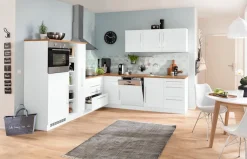 KOCHSTATION Winkelküche »KS-Samos« Stellbreite 260x270 cm, wahlweise mit E-Geräten und Induktion