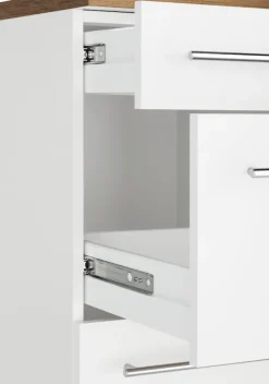 KOCHSTATION Winkelküche »KS-Samos« Stellbreite 260x270 cm, wahlweise mit E-Geräten und Induktion