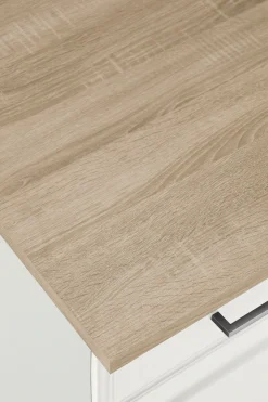 KOCHSTATION Winkelküche »KS-Stockholm – Küche mit hochwertiger und detailreicher Landhausfront« Stellbreite 230x170 cm, wahlweise mit E-Geräten, MDF-Fronten