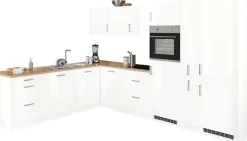 KOCHSTATION Winkelküche »KS-Tinnum« ohne E-Geräte, Stellbreite 240/330 cm