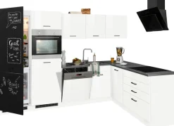 KOCHSTATION Winkelküche »KS-Trier« mit E-Geräten, Stellbreite 290/190 cm