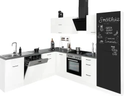 KOCHSTATION Winkelküche »KS-Trier« ohne E-Geräte, Stellbreite 220/270 cm