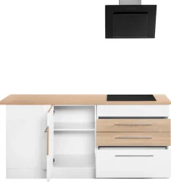 KOCHSTATION Winkelküche »KS-Trient« Stellbreite 230x190 cm, wahlweise mit E-Geräten, mit Arbeitsplatte