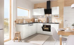 KOCHSTATION Winkelküche »KS-Virginia,neu in verbesserter Ausführung« Arbeitsplatte 38 mm stark, Stauraum, Softclose,Stellbreite 220/220 cm, Soft-Close,wahlweise mit E-Geräten