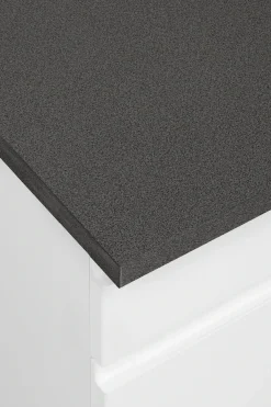 KOCHSTATION Winkelküche »KS-Virginia,neu in verbesserter Ausführung« Arbeitsplatte 38 mm stark, Stauraum, Softclose,Stellbreite 230/190 cm, Soft-Close, ohne E-Geräte